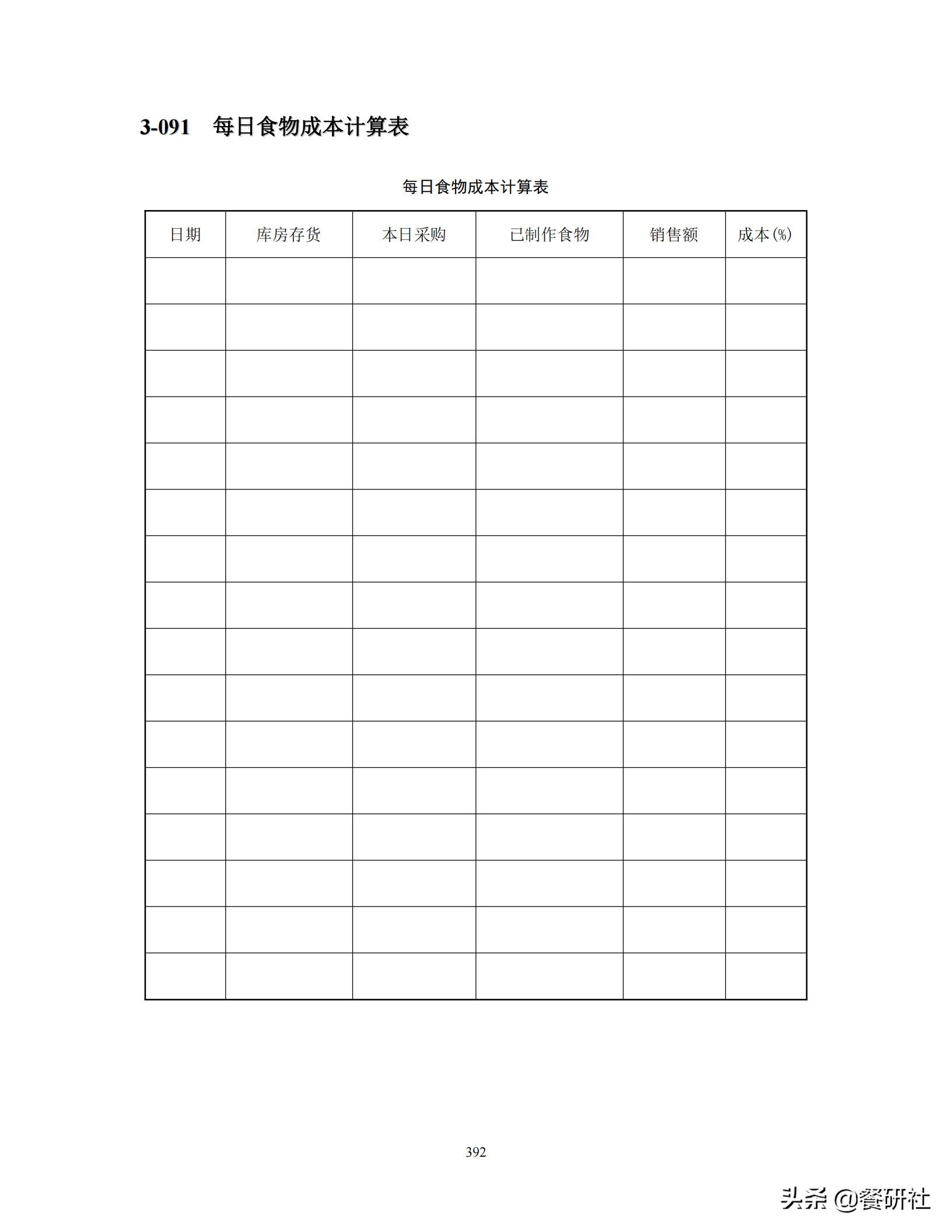 餐饮管理培训大典：200+操作流程/表单工具（462页文档）