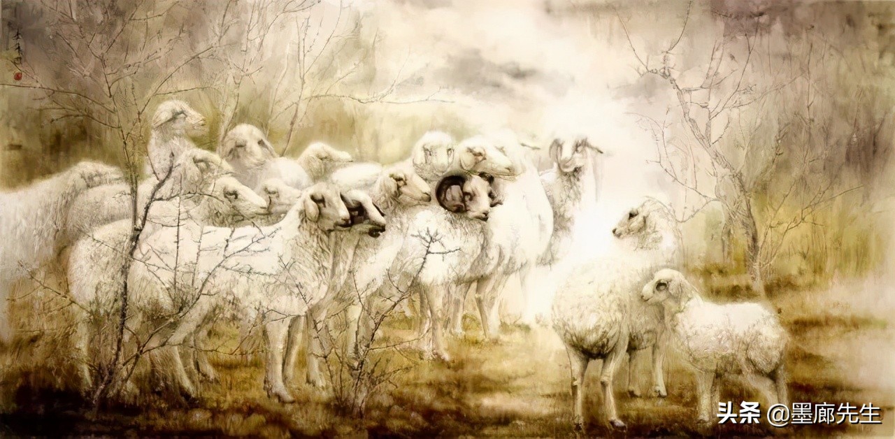 精选100幅画羊美图供大家学习收藏