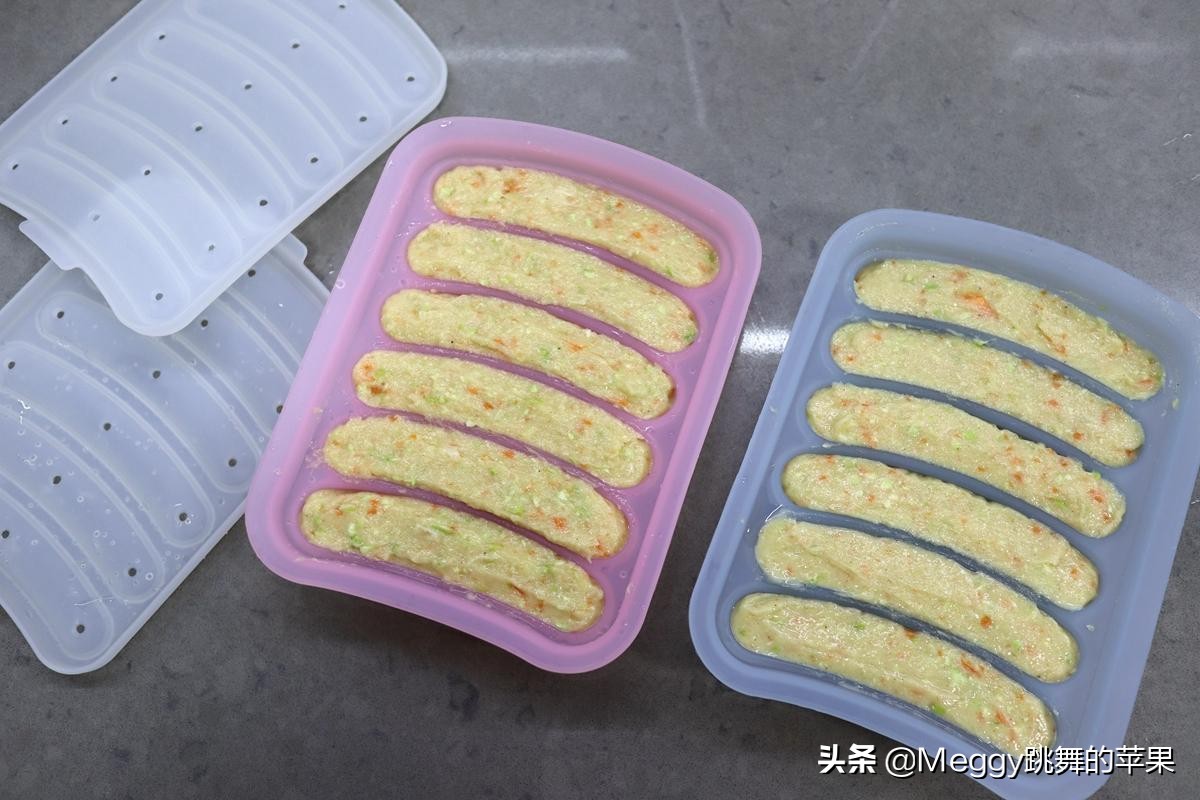 自制香肠一拌一蒸，低脂少盐，小孩吃身体壮，女人解馋不长肉