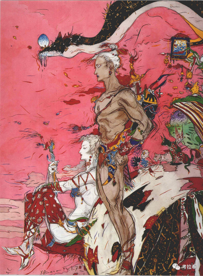 最終幻想 之父 天野喜孝 幻天 插圖合集 一 Me前沿