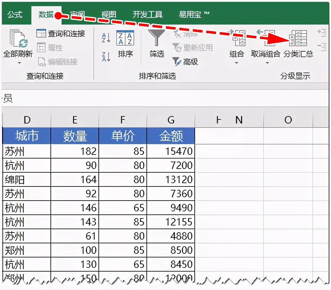 巧用excel分類彙總分頁打印