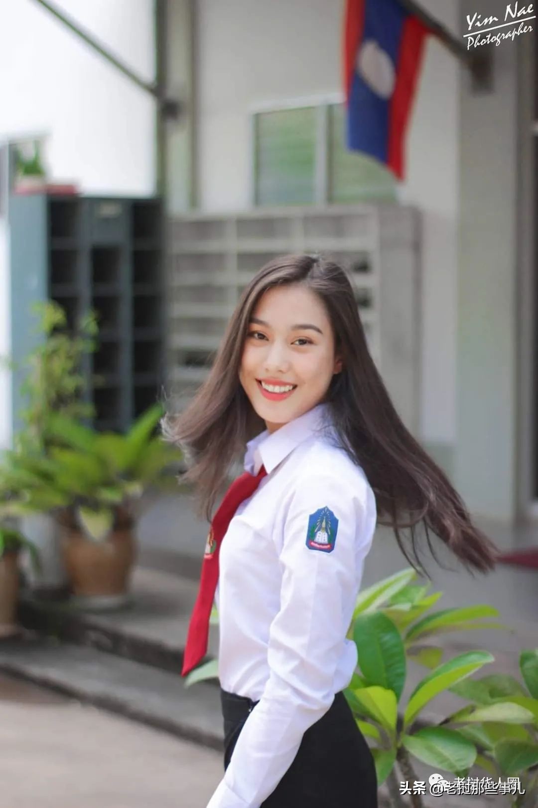 我要去老挝留学！老挝国立大学小姐姐们....太好看了