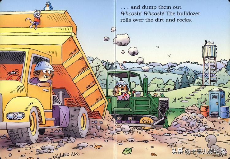 英文有声绘本《Just a dump truck》一辆翻斗车