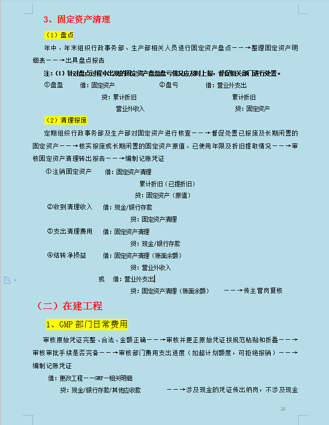 成功上岗月薪2w的财务主管，全靠老会计的这份财务岗位工作流程