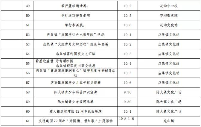 「庆国庆」涡阳精彩文体活动来袭，接住