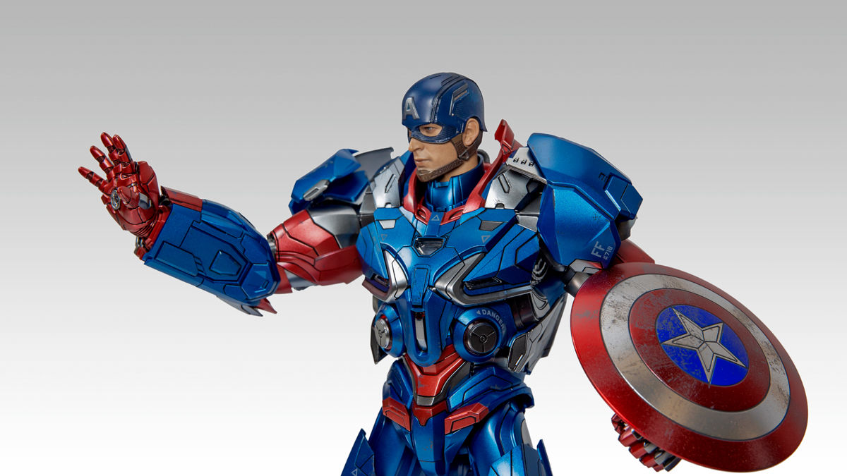 hottoys性价比最高的兵人终局之战版钢铁爱国者人偶