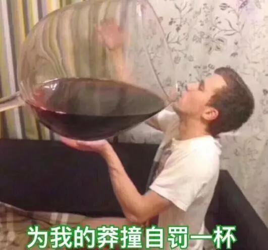 喝酒表情包我是一个没有感情的酒精容器