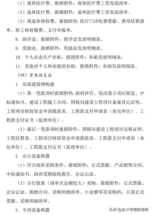 行政事业单位会计凭证及报销附件模板