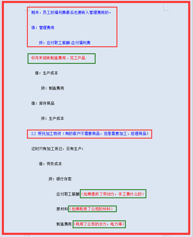 工业企业会计分录全收录，25页完整电子版，工业会计工作必备
