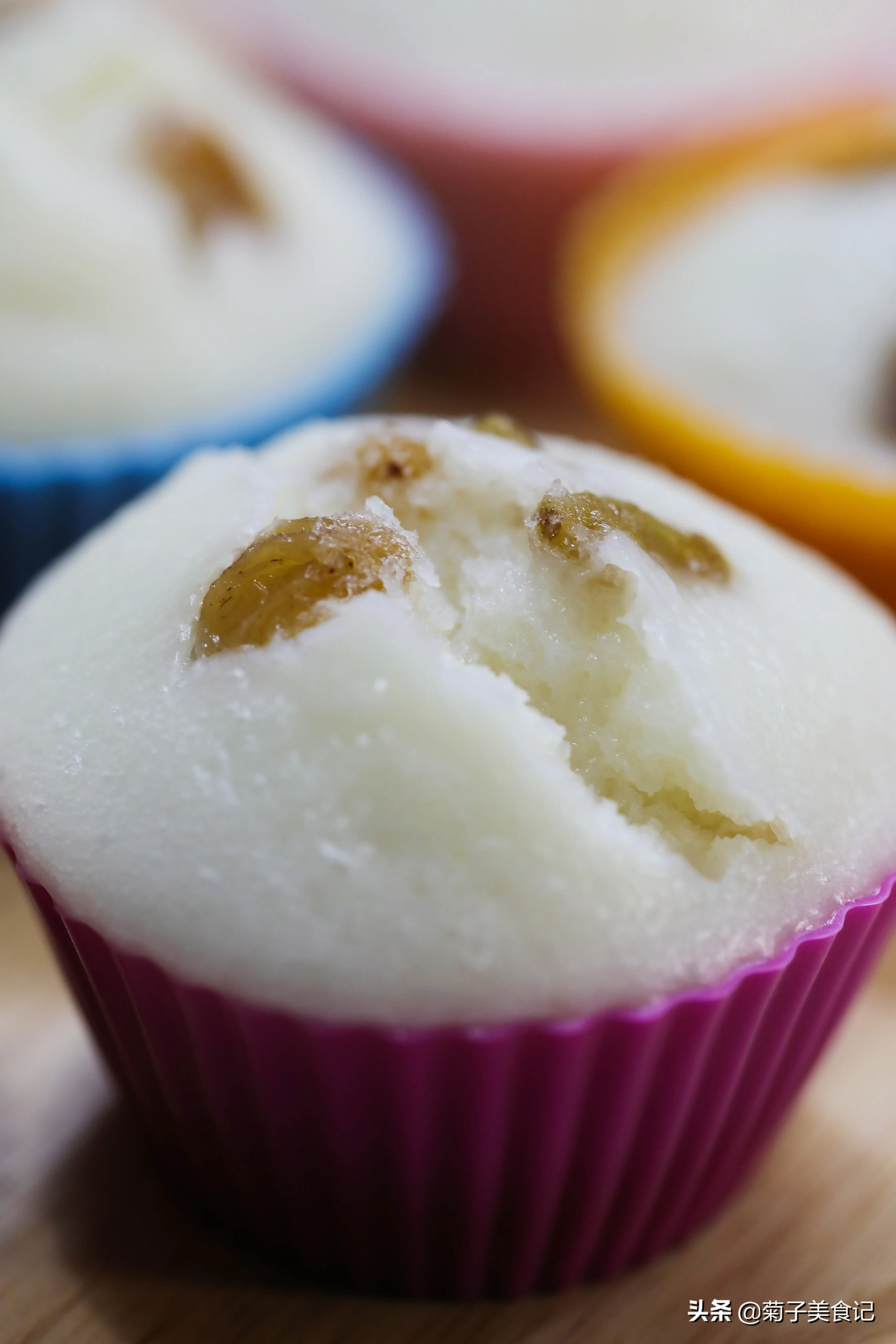 20年前卖2毛钱1个的大米发糕，筷子简单一搅，松软开花零失败