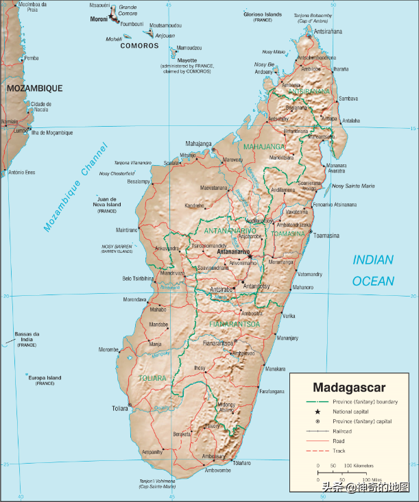 地图上的那些岛屿（11）马达加斯加（Madagascar）