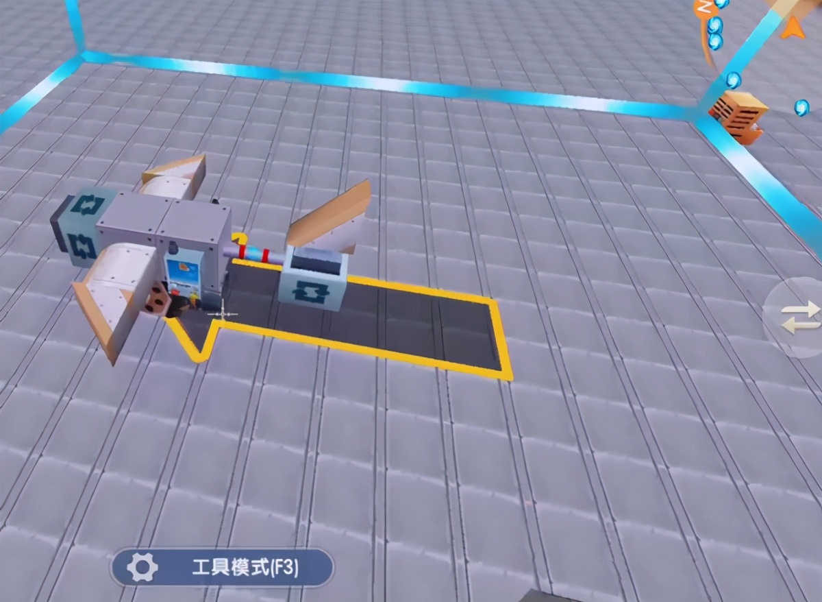 迷你世界：简易版飞机制作教程，迷你小巧的特点符合游戏风格