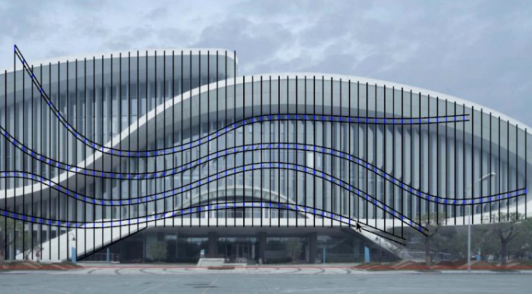 世界杯体育场建筑模型(异形体育馆设计,su三两下就建模完成)