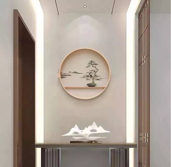 40个新中式玄关方案，无法言喻的东方之美