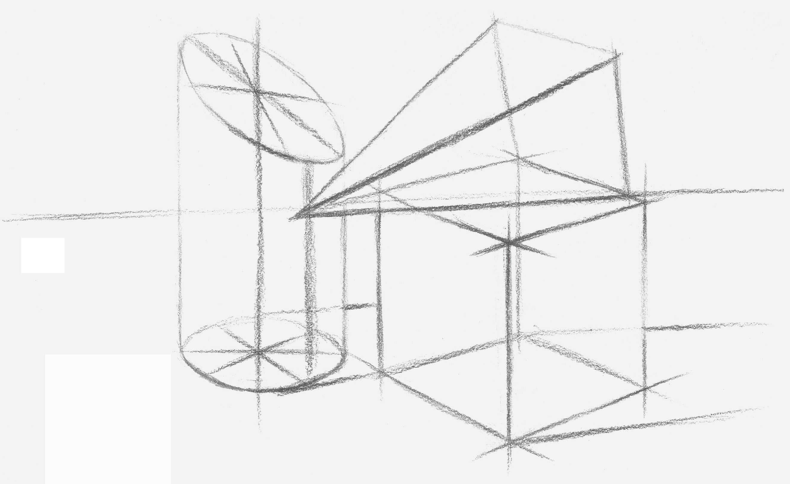 几何体结构素描怎么画?分步骤图解示范教你,适合0基础临摹学习