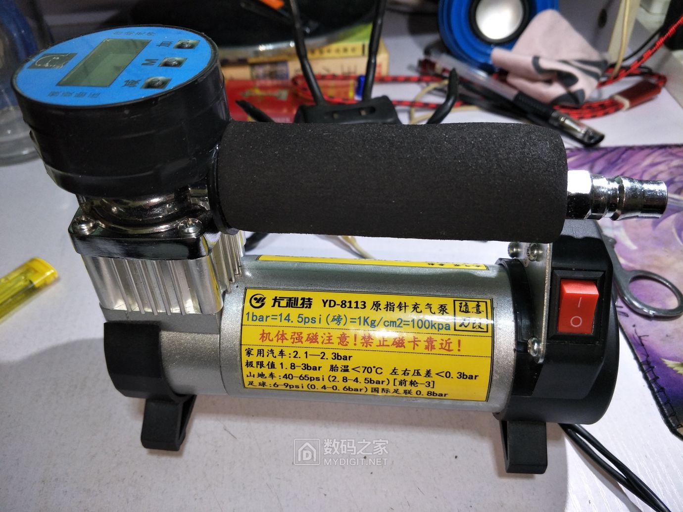 拆解DIY：尤利特YD-8113指针式充气泵改造为数显气压式