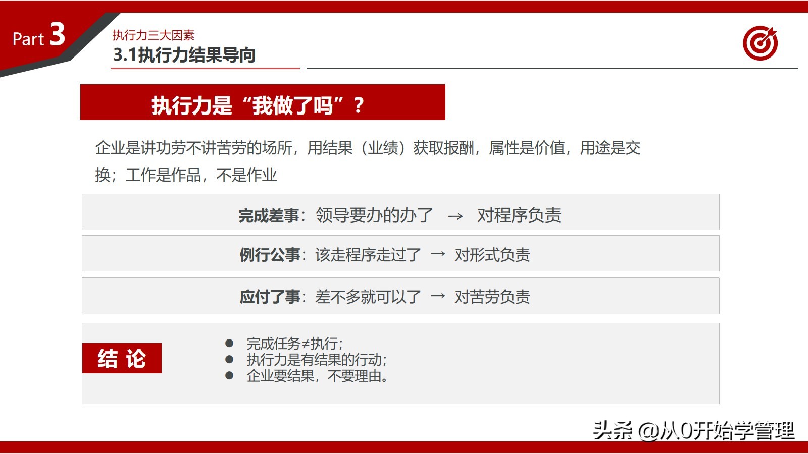 百万年薪高管总结的提升团队执行力的心得：打造卓越执行力的秘密