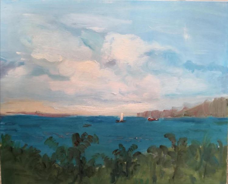 67岁实现儿时梦-常熟老年大学油画班首次开展