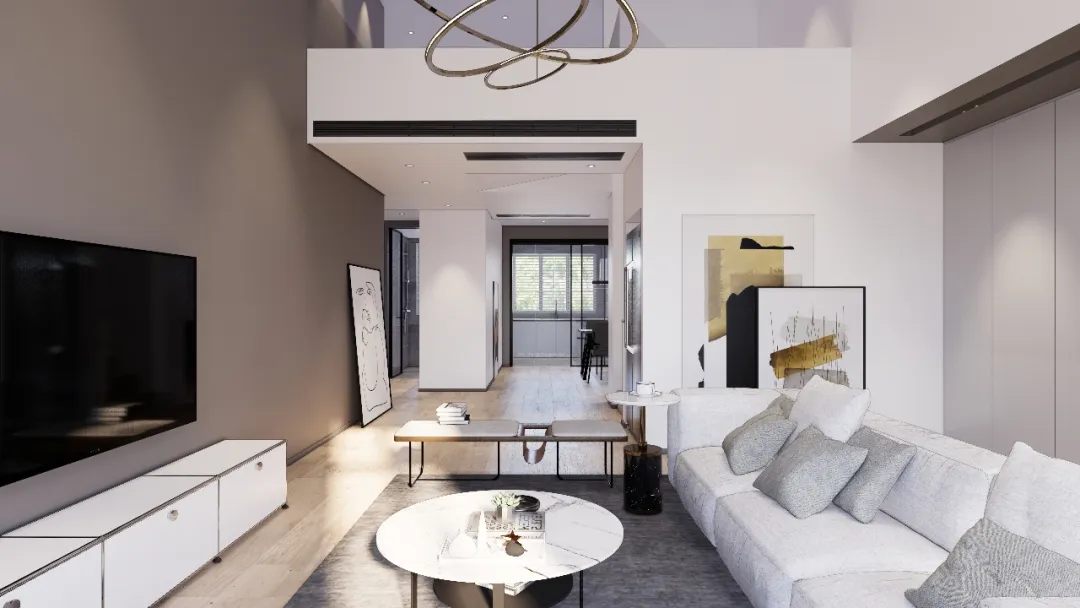 「谛然设计」120㎡ 跃层这样设计，效果堪比别墅，你一定会爱上！