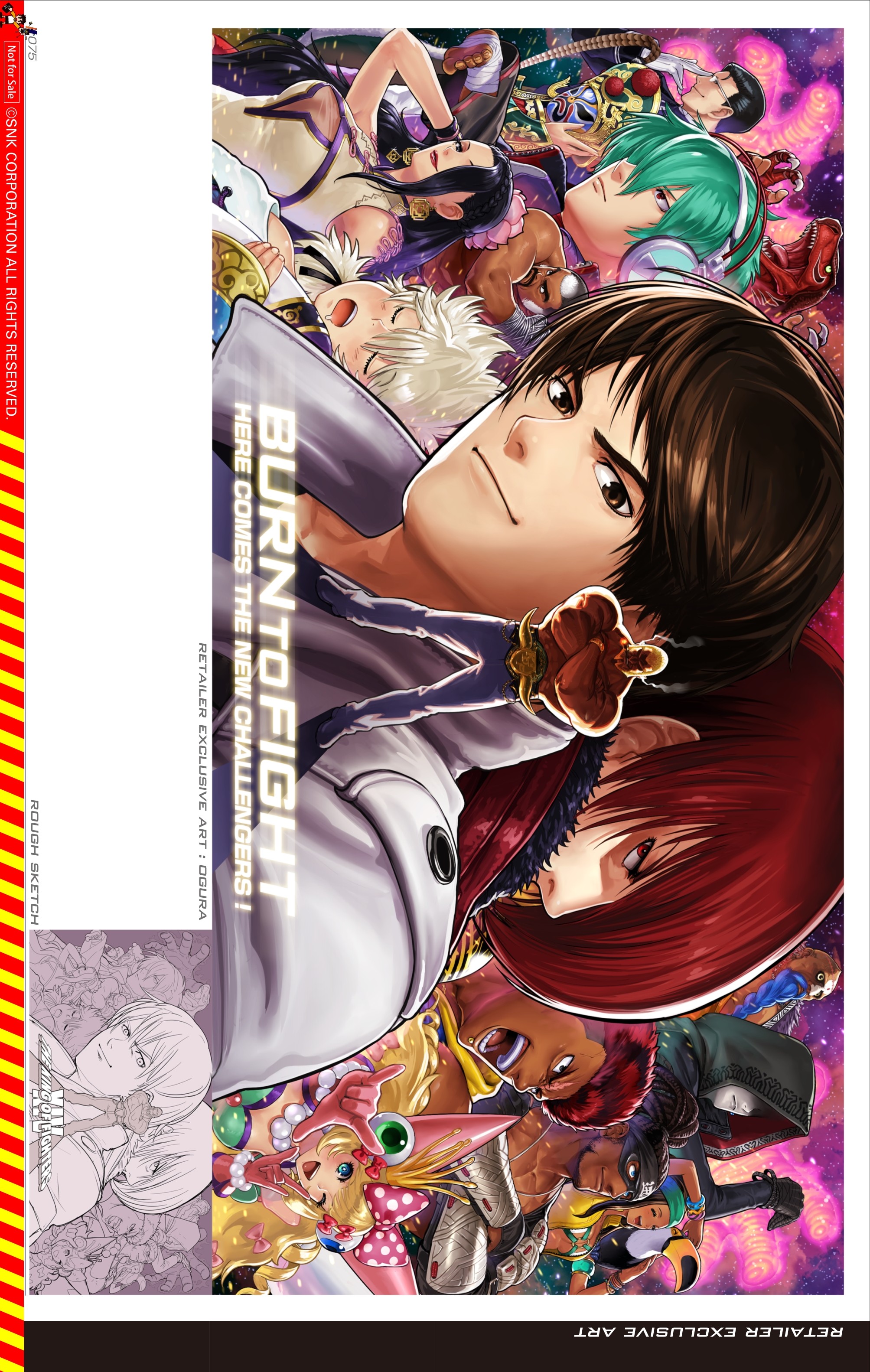 《拳皇14》原版高级人物角色设定艺术画集，你如何评价拳皇14呢？