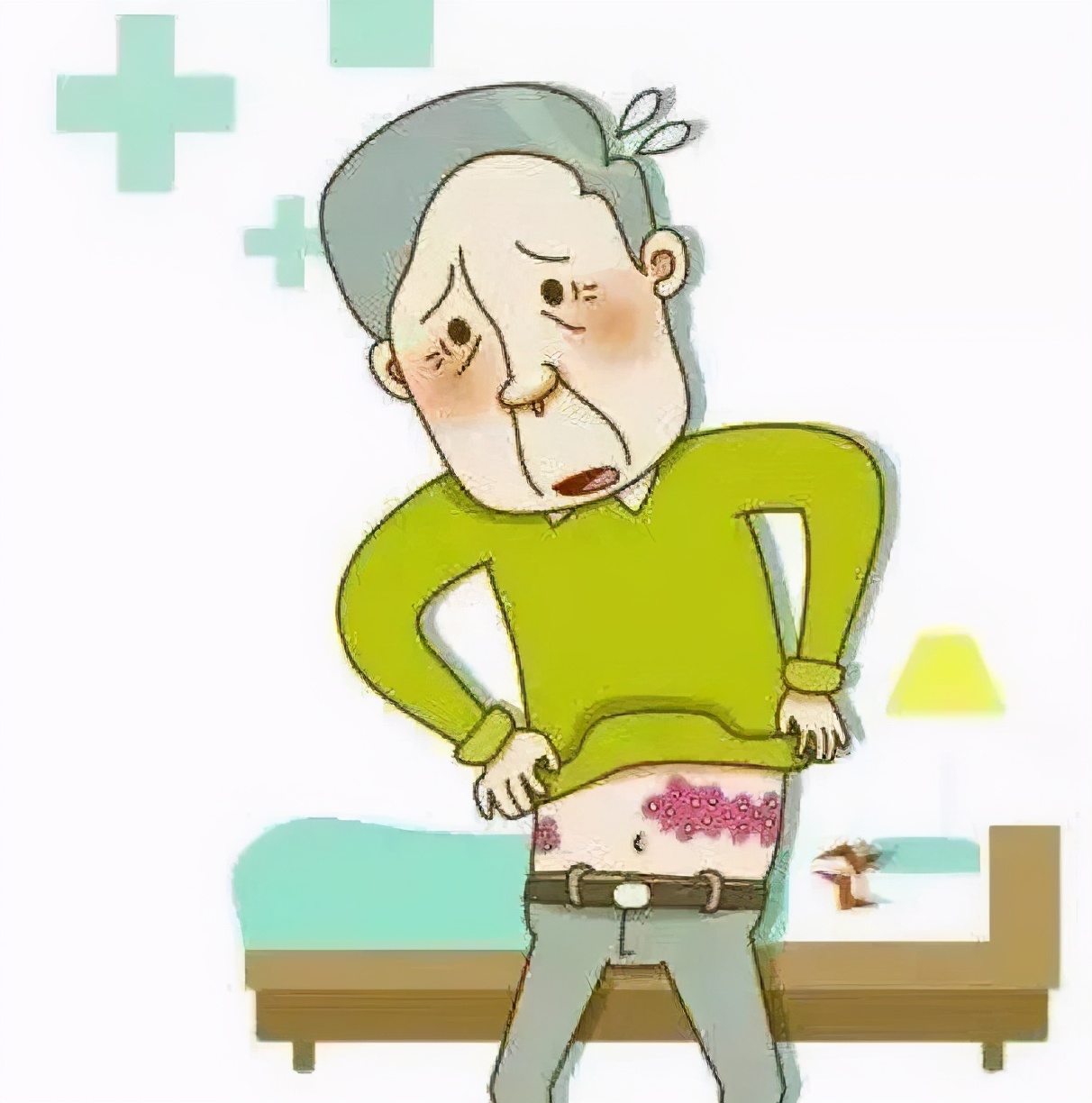 "腰缠万贯"的你,是患上带状疱疹了吧