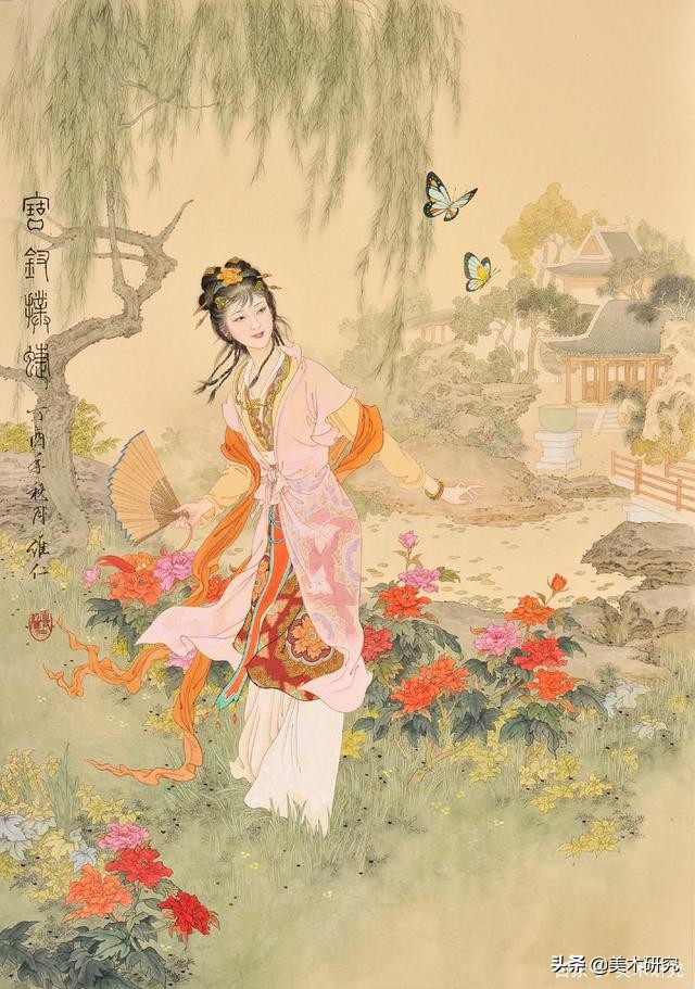 张萱的《捣练图》《虢国夫人游春图》和周昉的《簪花仕女图》《挥扇