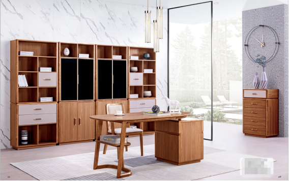 书房书柜效果图片大全(书架) - 赤虎壹号