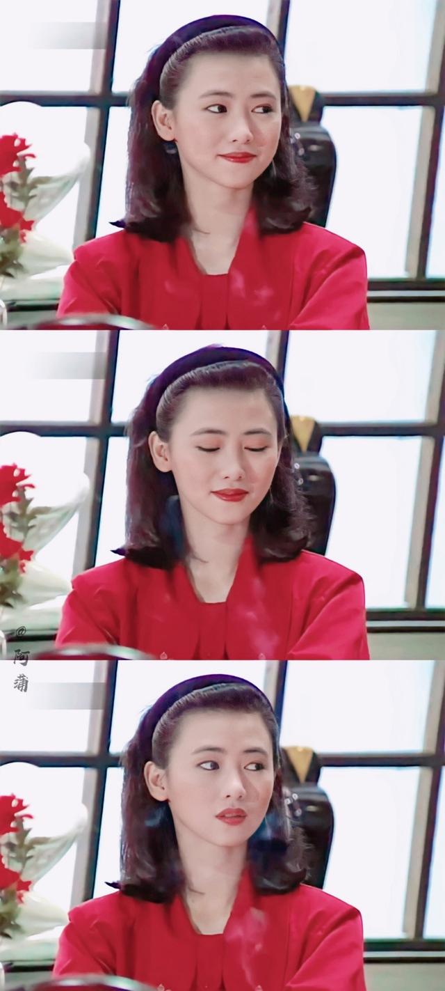 年轻时的翁虹，美貌倾城，仿佛人间尤物