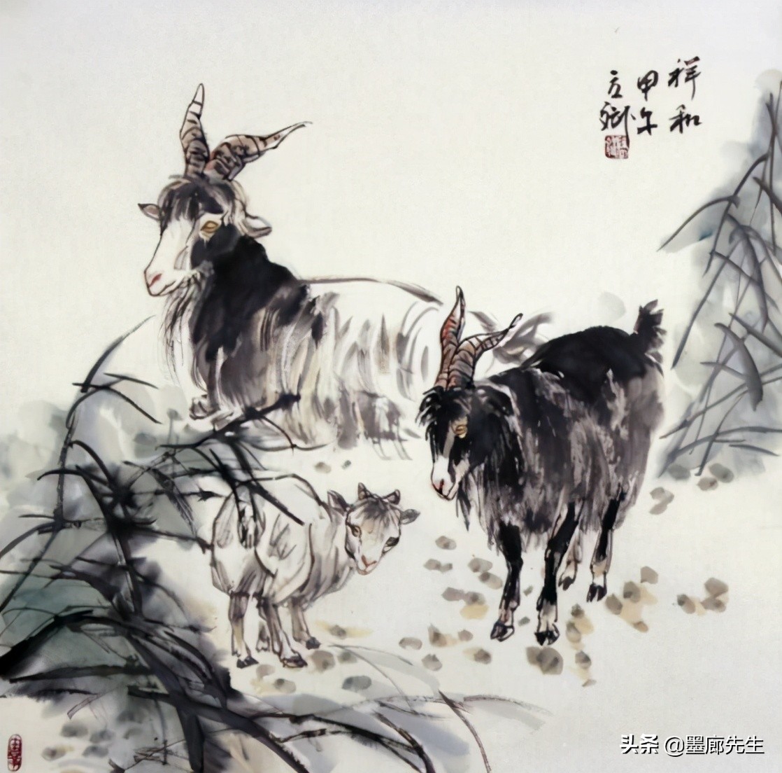 精选100幅画羊美图供大家学习收藏
