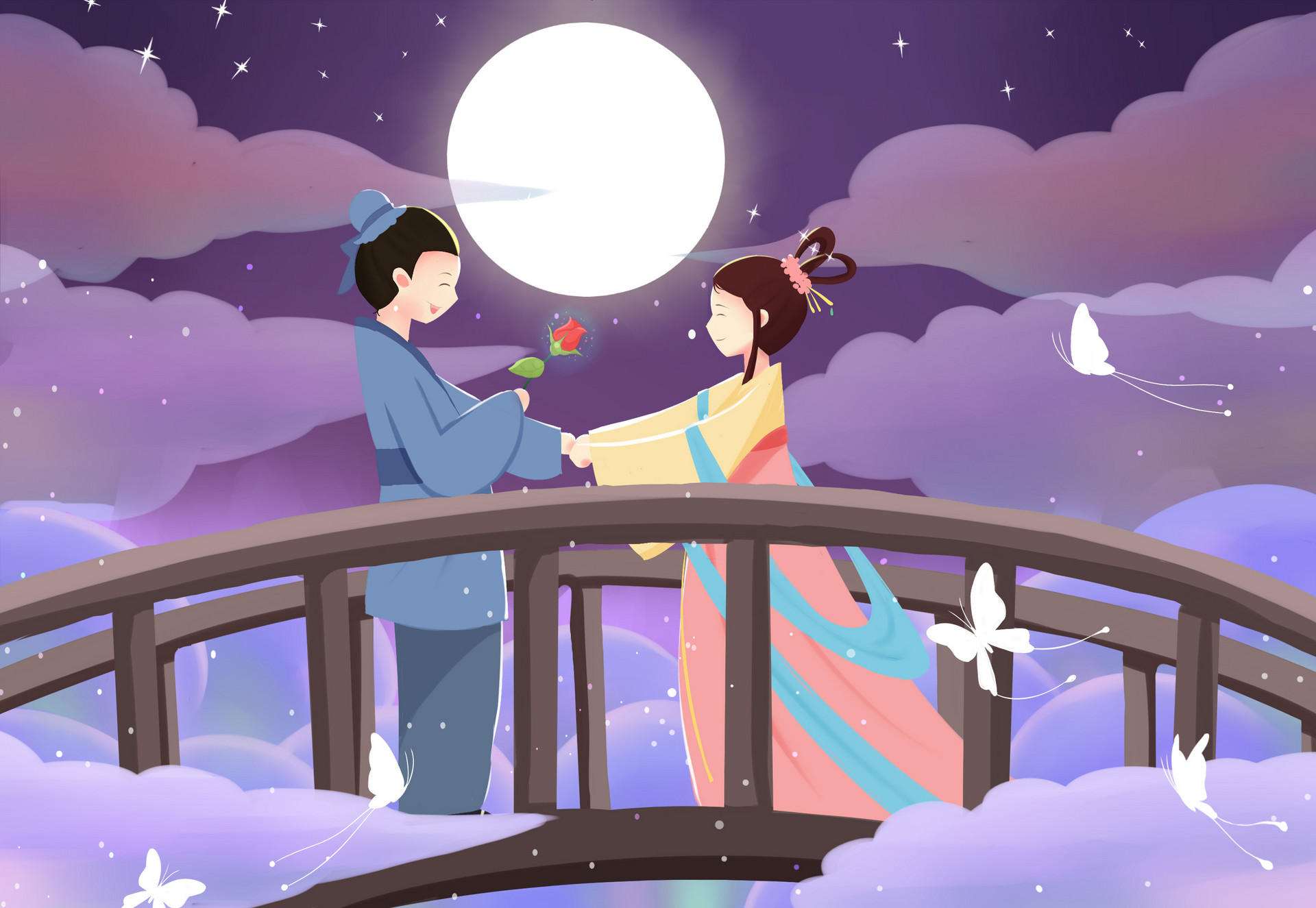 七夕浪漫表白语：最动人的爱的呢喃