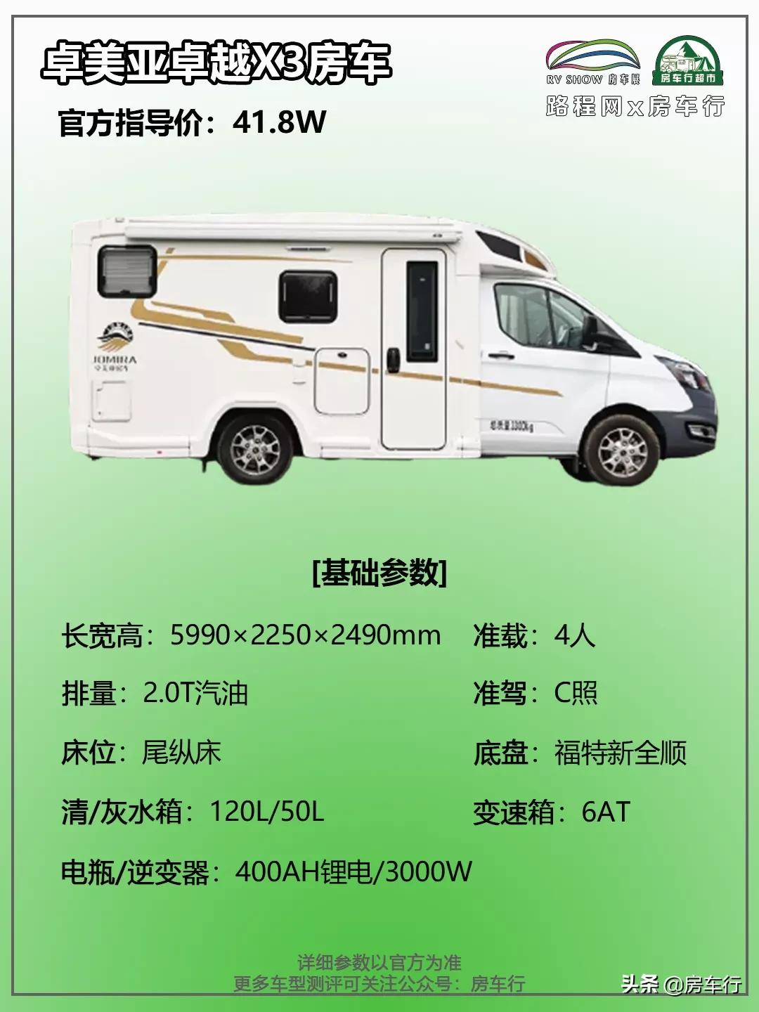 什么限高?沒在怕的!卓美亞卓越X3 T型小額頭房車
