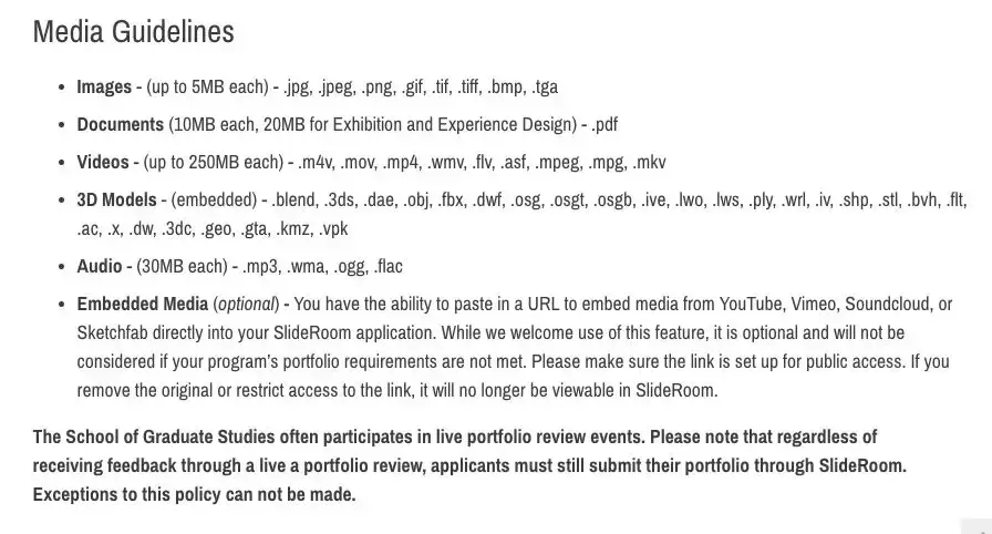 全球顶级服装院校Deadline&作品集格式一览