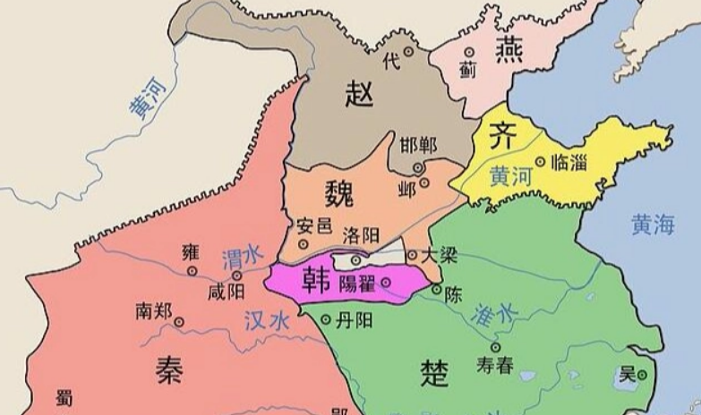 戰國七雄：秦楚齊燕趙魏韓，分別在哪些省份，有你家鄉嗎？