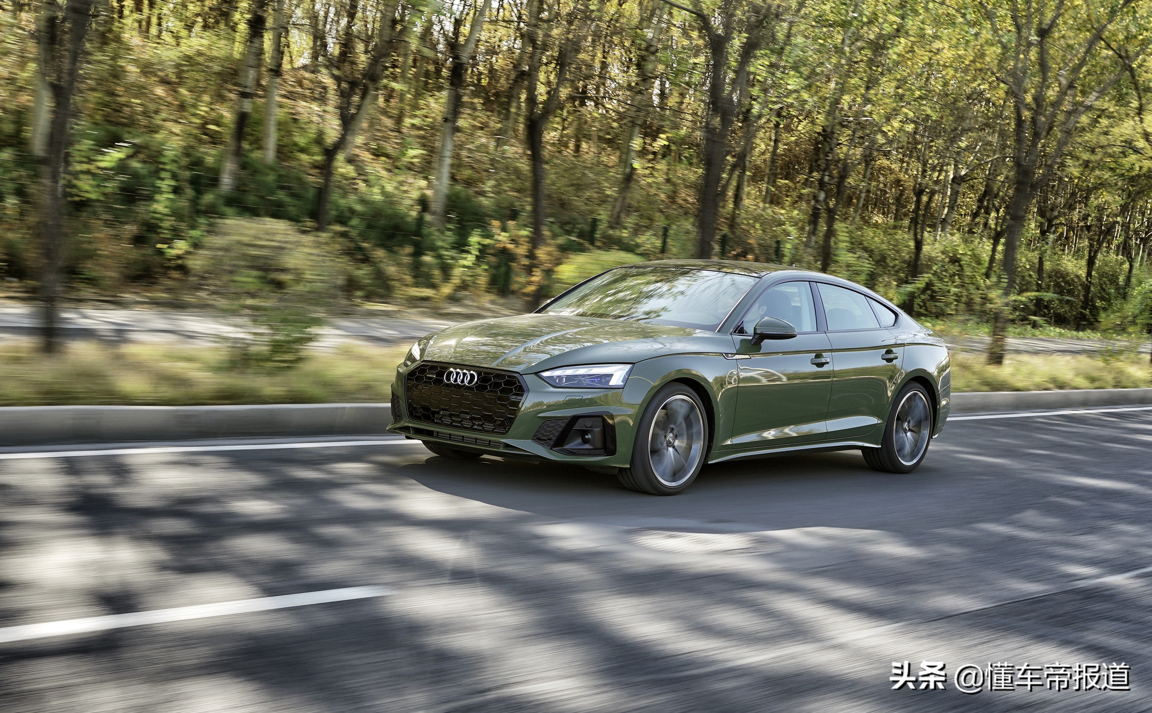 新车|优雅绅士换新装 试驾新款奥迪a5 sportback