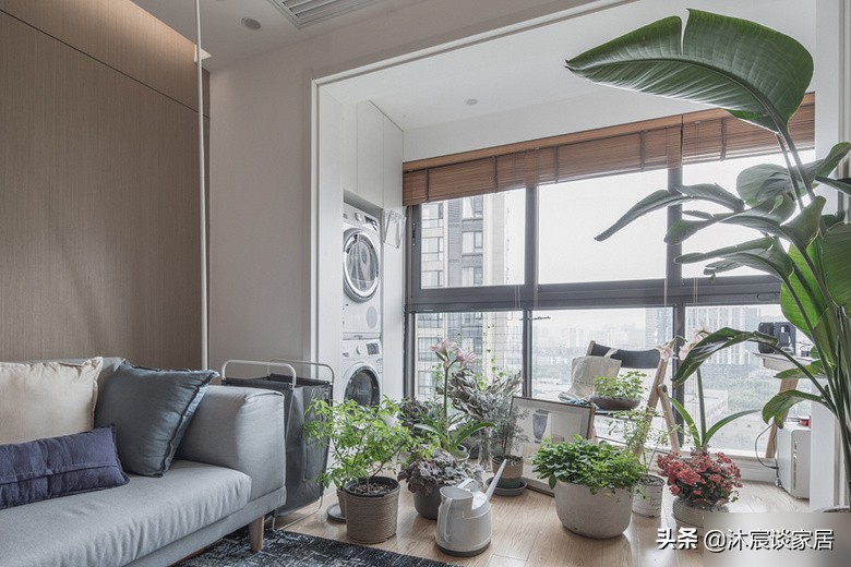她的新家，轻松随性，全屋“森系”风格清新素雅，喜欢就照这样装