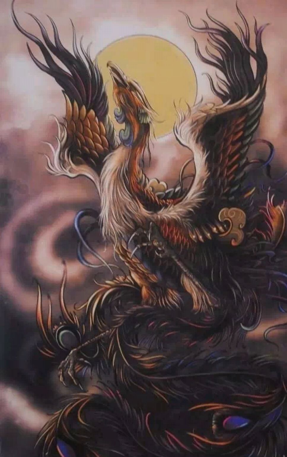 传统纹身图案寓意第六集:凤凰(上)