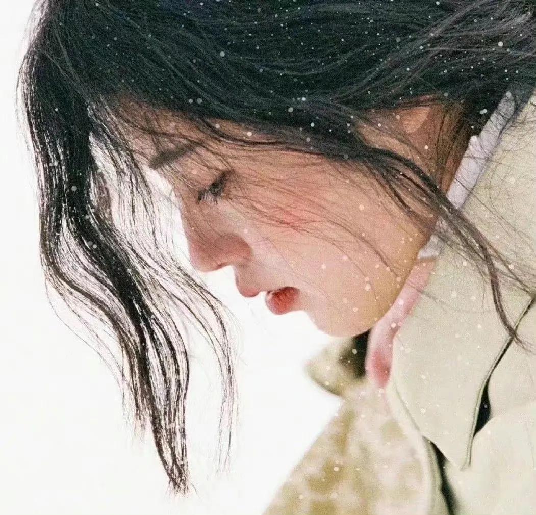 雪天美女头像|月色和雪色之间 你是第三种绝色