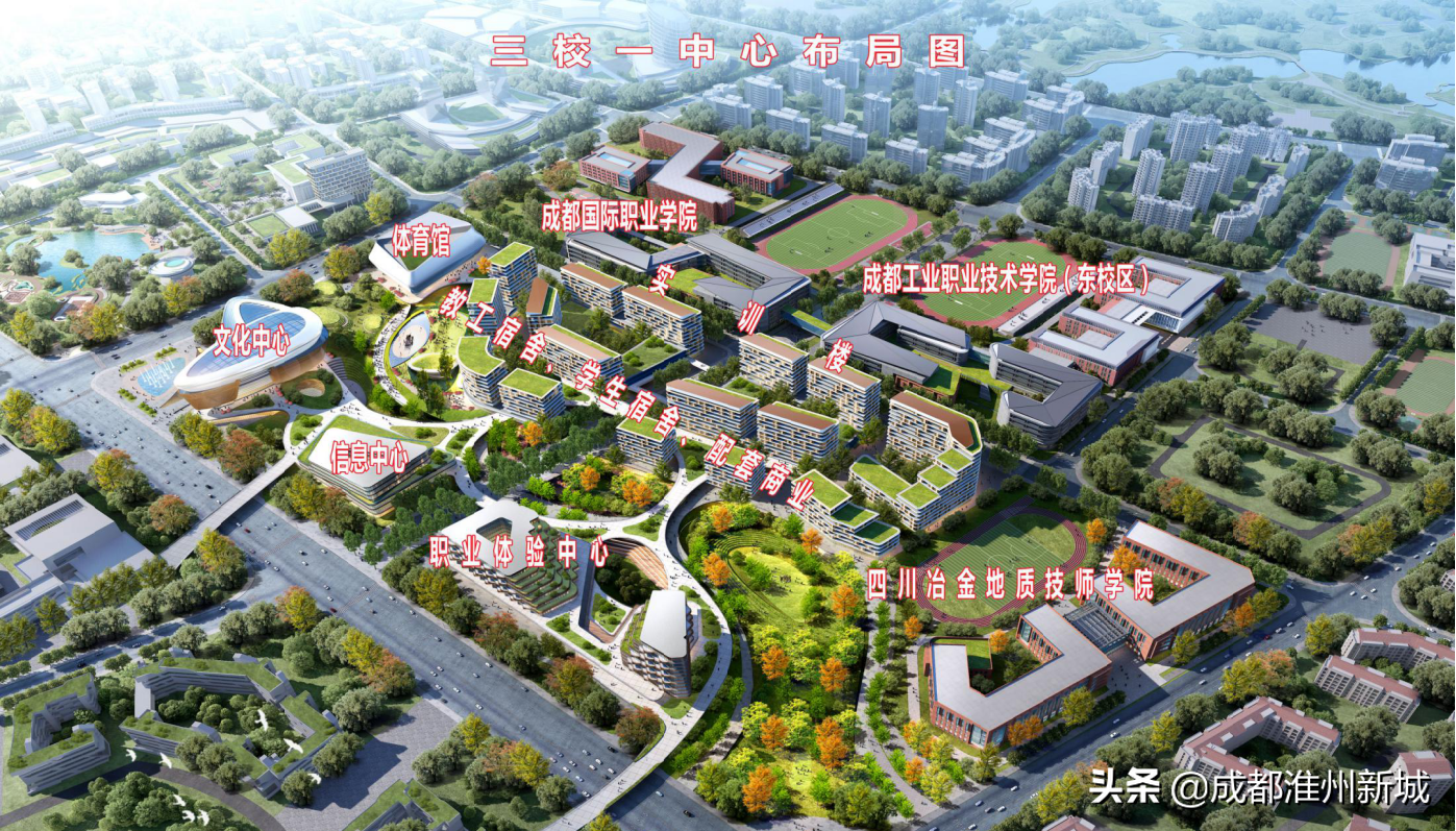 成都国际职教城：官方规划布局图全解