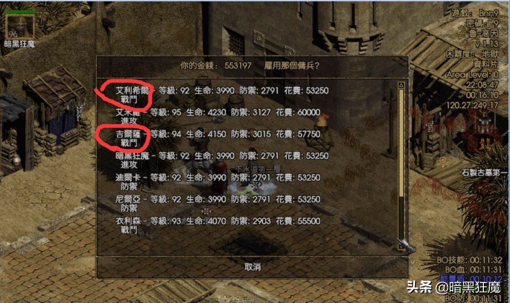 暗黑2，又名“米山传”，你知道怎么选用合适的米山大叔吗？