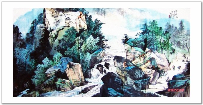 笔底情真 -- 曾晓浒山水画