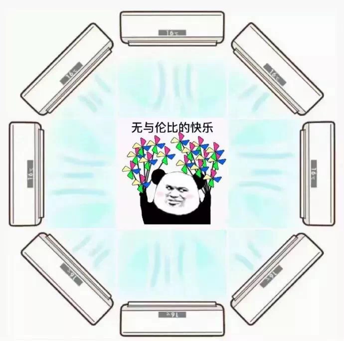 熊猫头天气热表情包｜这鬼天气到底要对我这只小熊猫做什么啊
