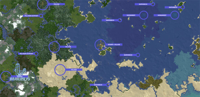 我的世界：6个富得流油的神级种子，你见过四层楼高的村庄吗？