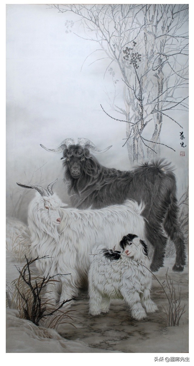 精选100幅画羊美图供大家学习收藏