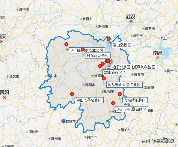 湖南省有几个5a级景区？湖南旅游十大必去景区