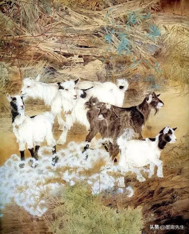 精选100幅画羊美图供大家学习收藏