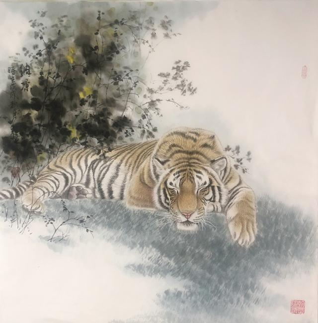 中国现当代十大名家画虎