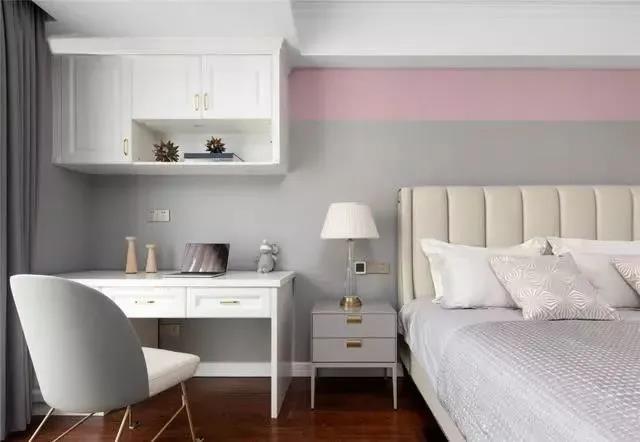 142㎡优雅欧式风，一年只住几次的客卧这样设计真的很实用