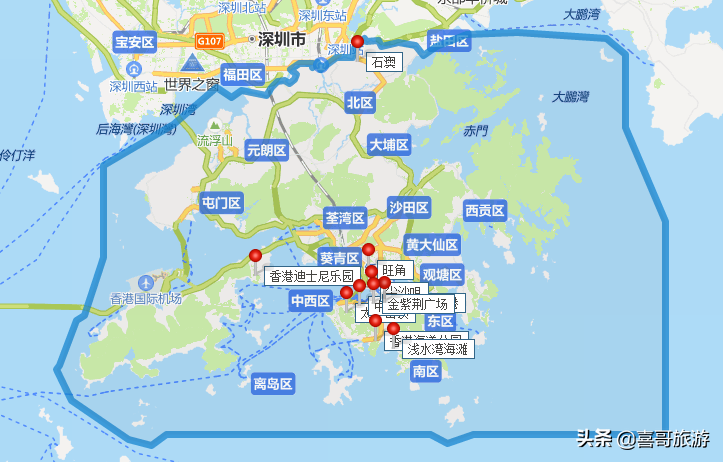 香港十大景点有哪些？自驾游玩如何安排行程路线？
