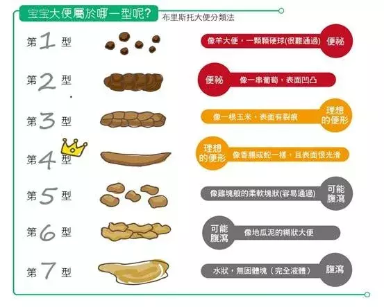 鉴别宝宝便便的“7形11状”，实时掌握宝宝健康状况！