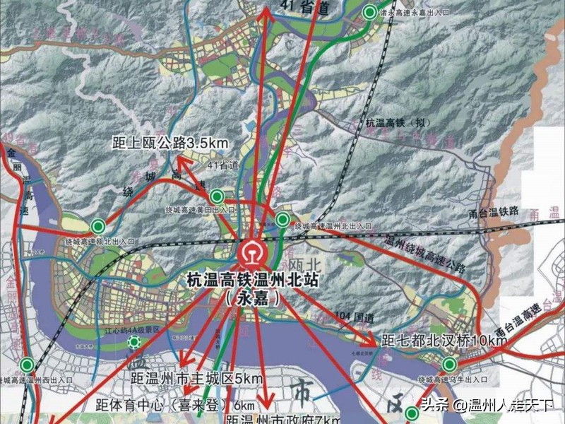 温州北站今年开建，周边居住人口将达9万，瓯北会规划温州市区吗